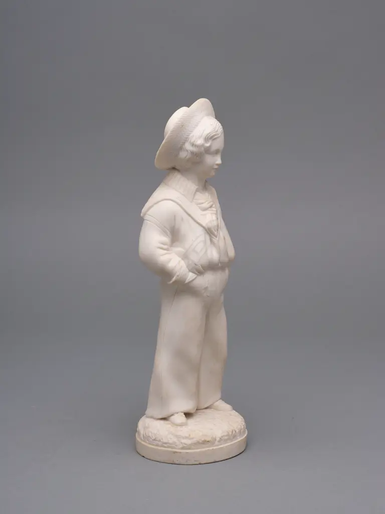 English c.1850 porcelain figure 'Albert Edward, Prince of Wales when 4', Image 1++